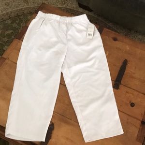 Bright white Capri pants